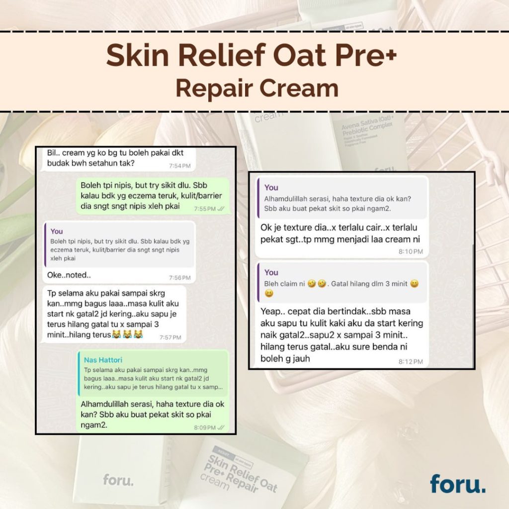 review en nas - FORU | Malaysia Eczema Skincare and Sensitive Skin Solutions