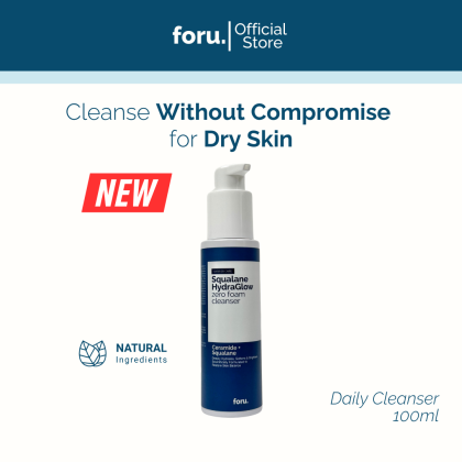 foru. Squalane HydraGlow Gentle Cleanser 100mL